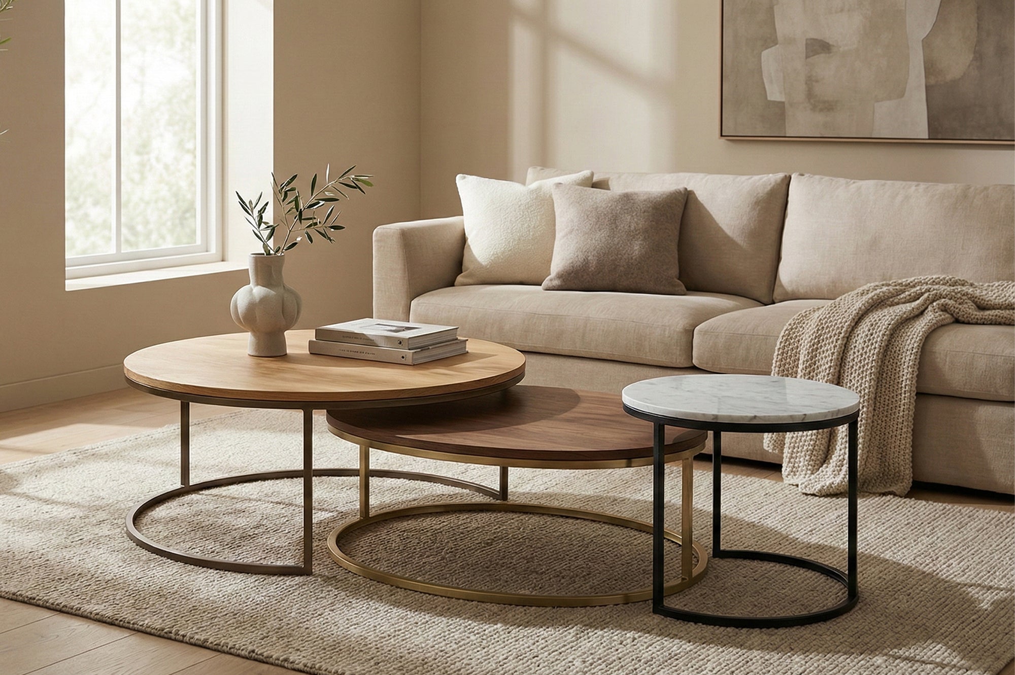 Functional Elegance: Why Nesting Tables are the Must-Have Trio for Modern Homes