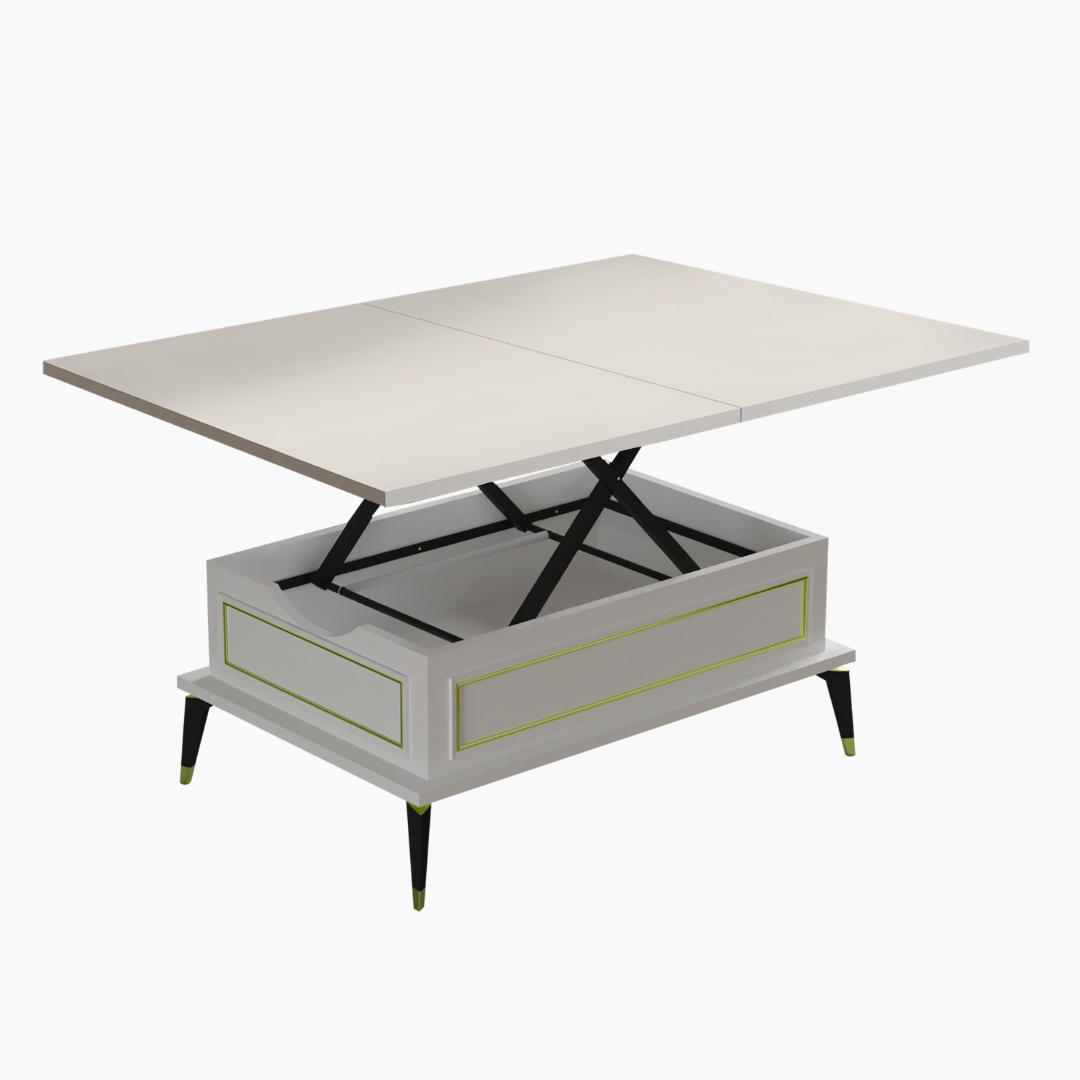 Lift Top Series - Magic Ocean Extendable Coffee & Dining Table