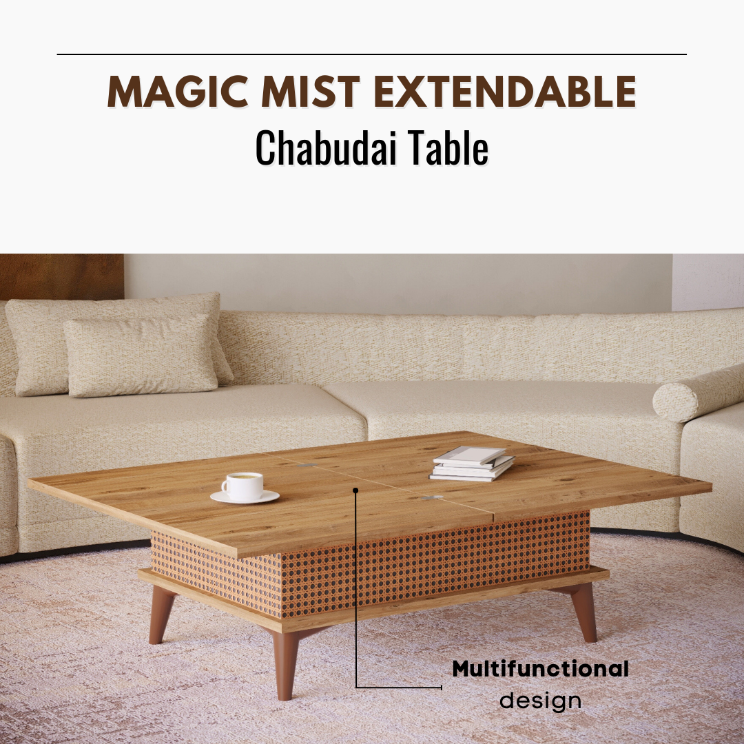 Lift Top Series - Magic Mist Extendable Coffee & Dining Table