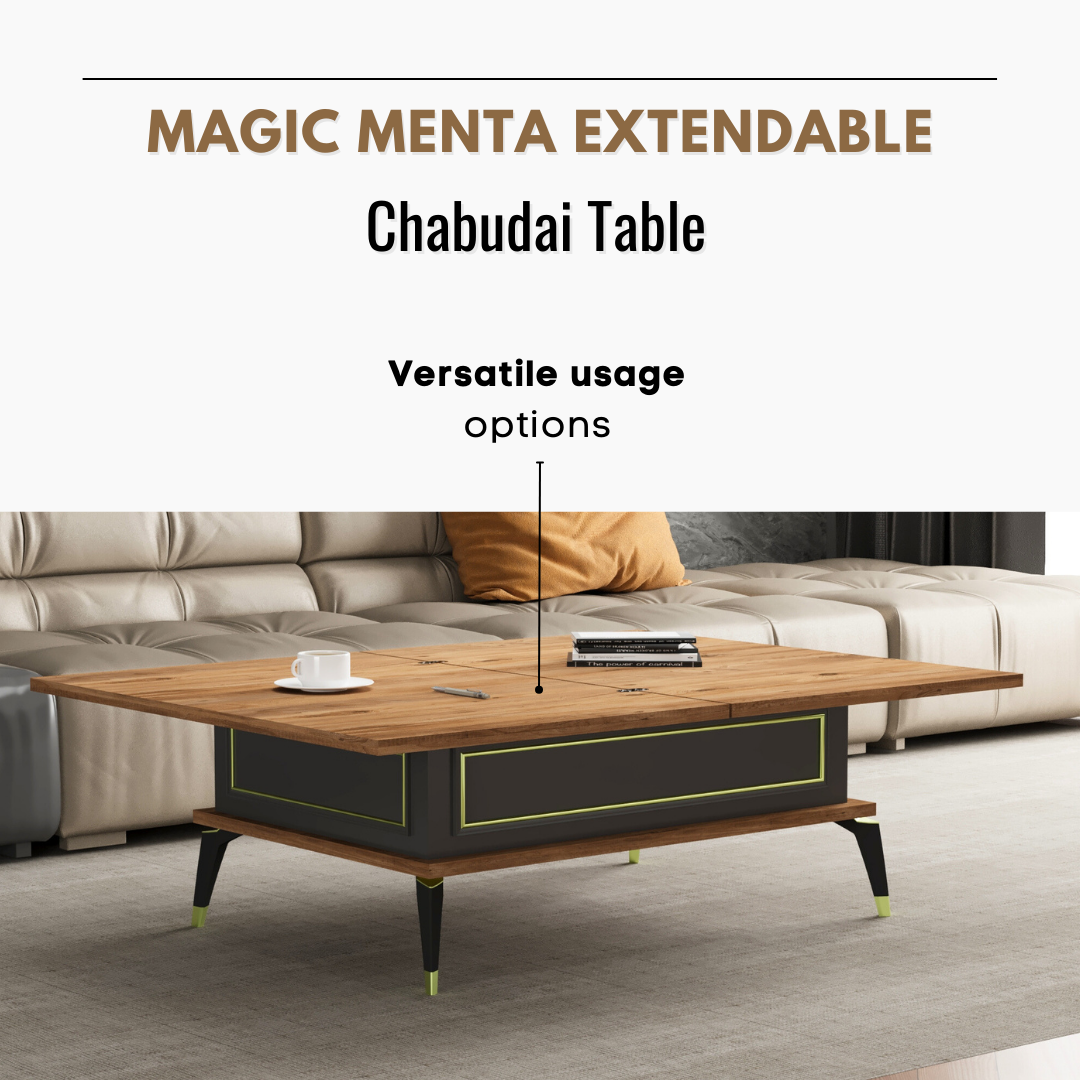 Lift Top Series - Magic Menta Extendable Coffee & Dining Table