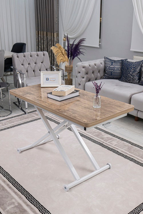 Home Series – MDF Top with Oval Corners and White Base