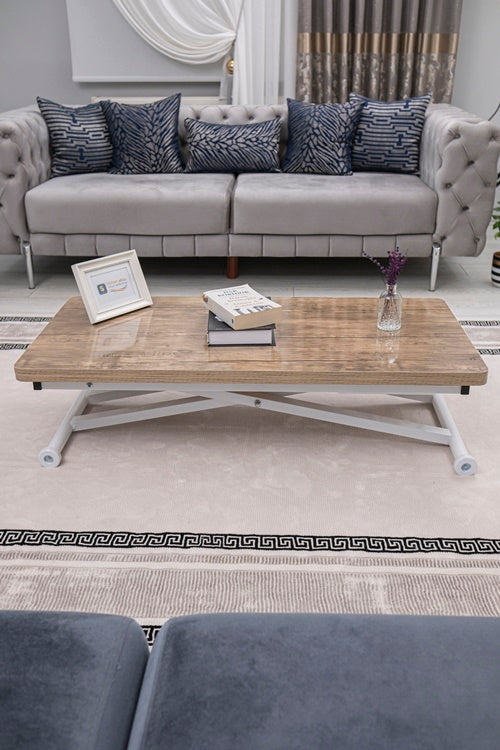 Home Series – MDF Top with Oval Corners and White Base