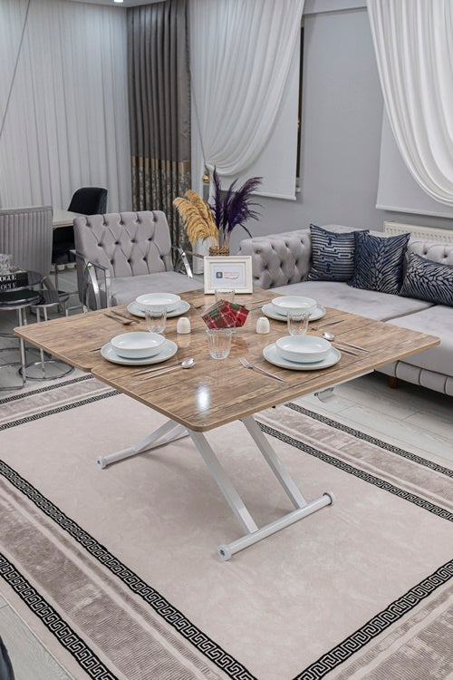Home Series – MDF Top with Oval Corners and White Base