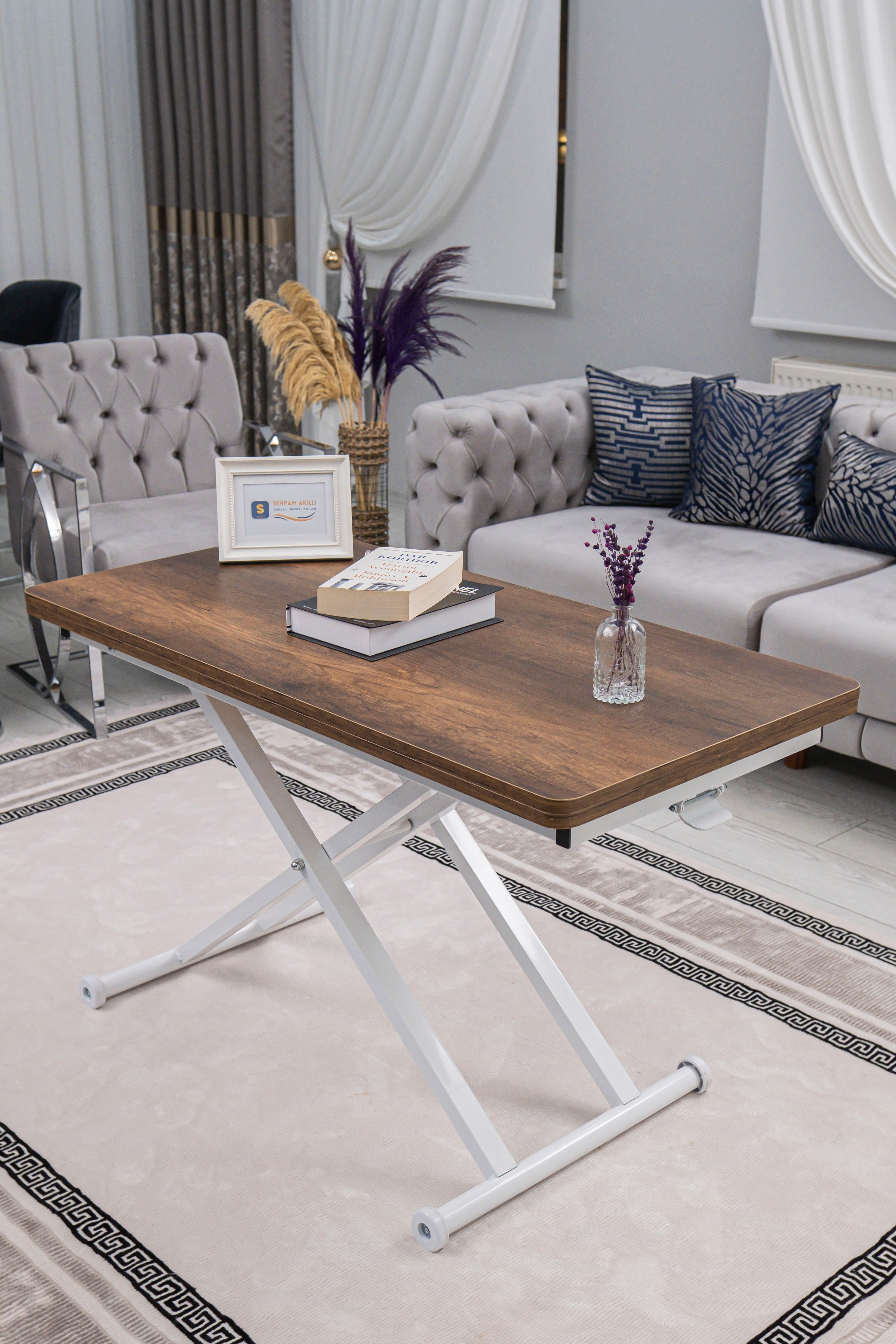 Home Series – MDF Top with Oval Corners and White Base