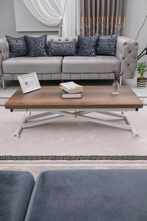 Home Series – MDF Top with Oval Corners and White Base