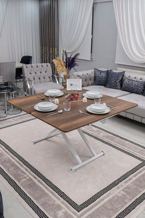 Home Series – MDF Top with Oval Corners and White Base