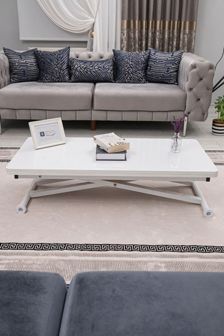 Home Series – MDF Top with Oval Corners and White Base