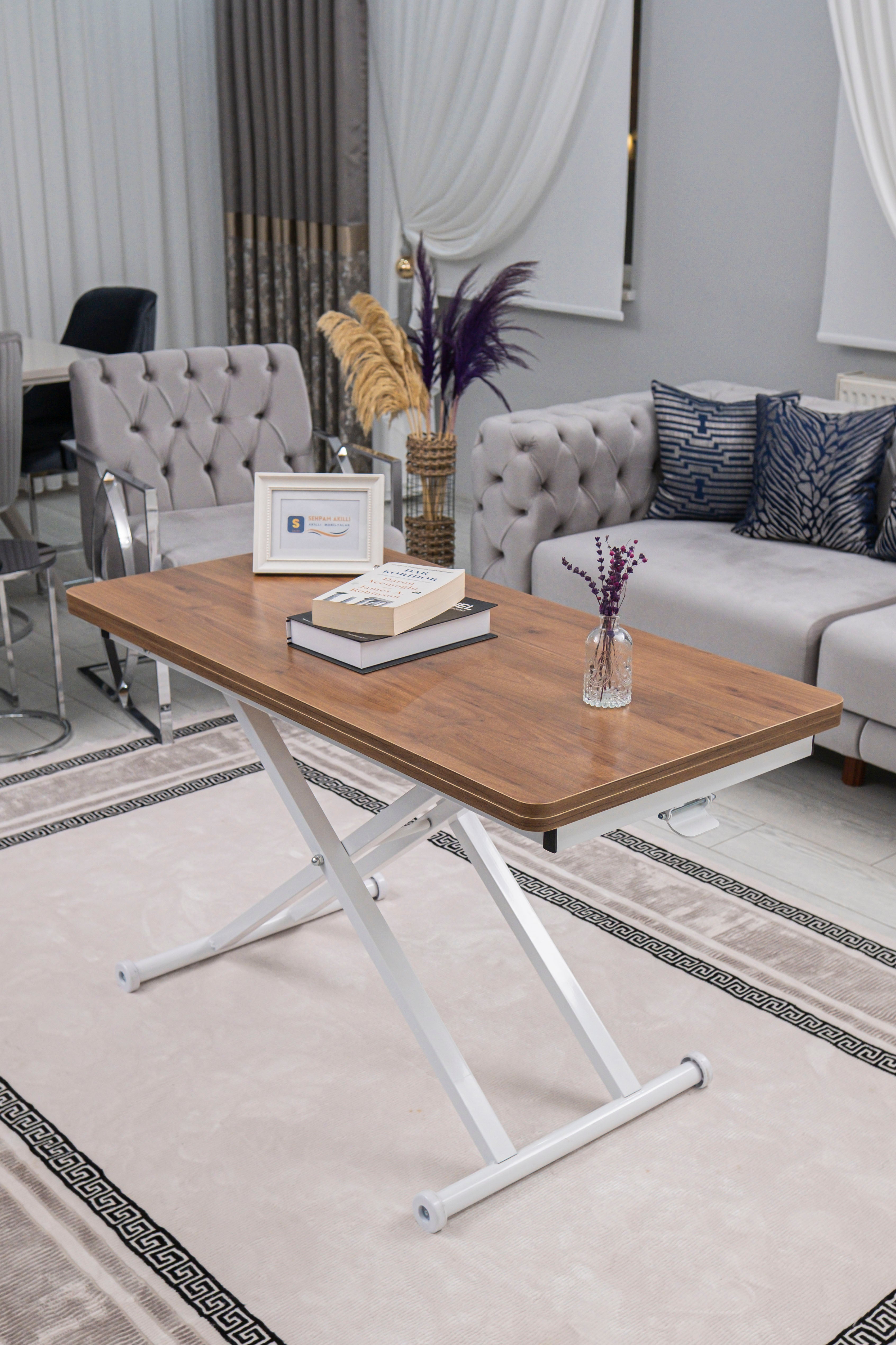 Home Series – MDF Top with Oval Corners and White Base
