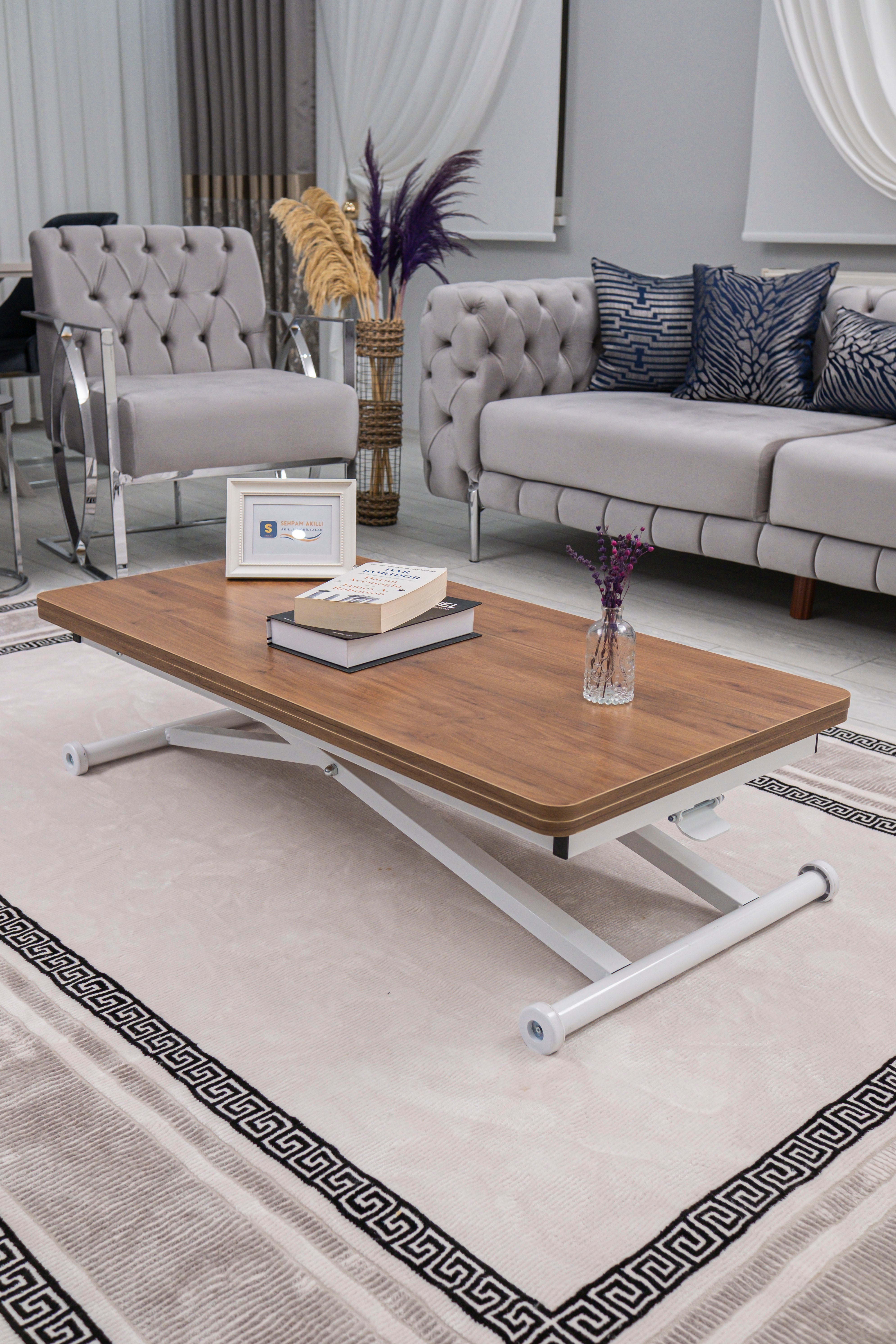 Home Series – MDF Top with Oval Corners and White Base