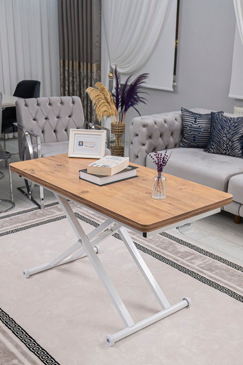 Home Series – MDF Top with Oval Corners and White Base
