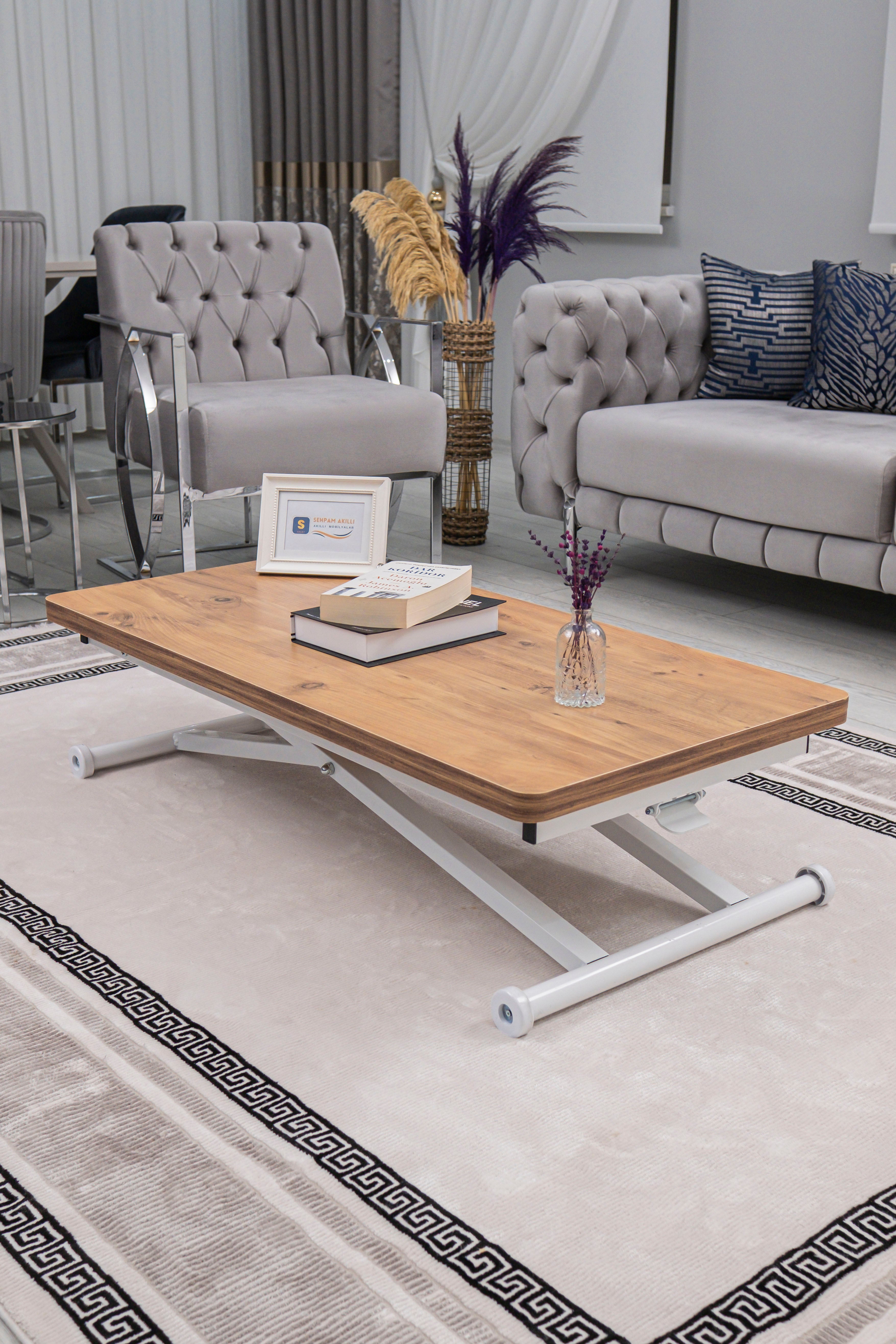 Home Series – MDF Top with Oval Corners and White Base