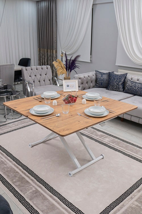 Home Series – MDF Top with Oval Corners and White Base