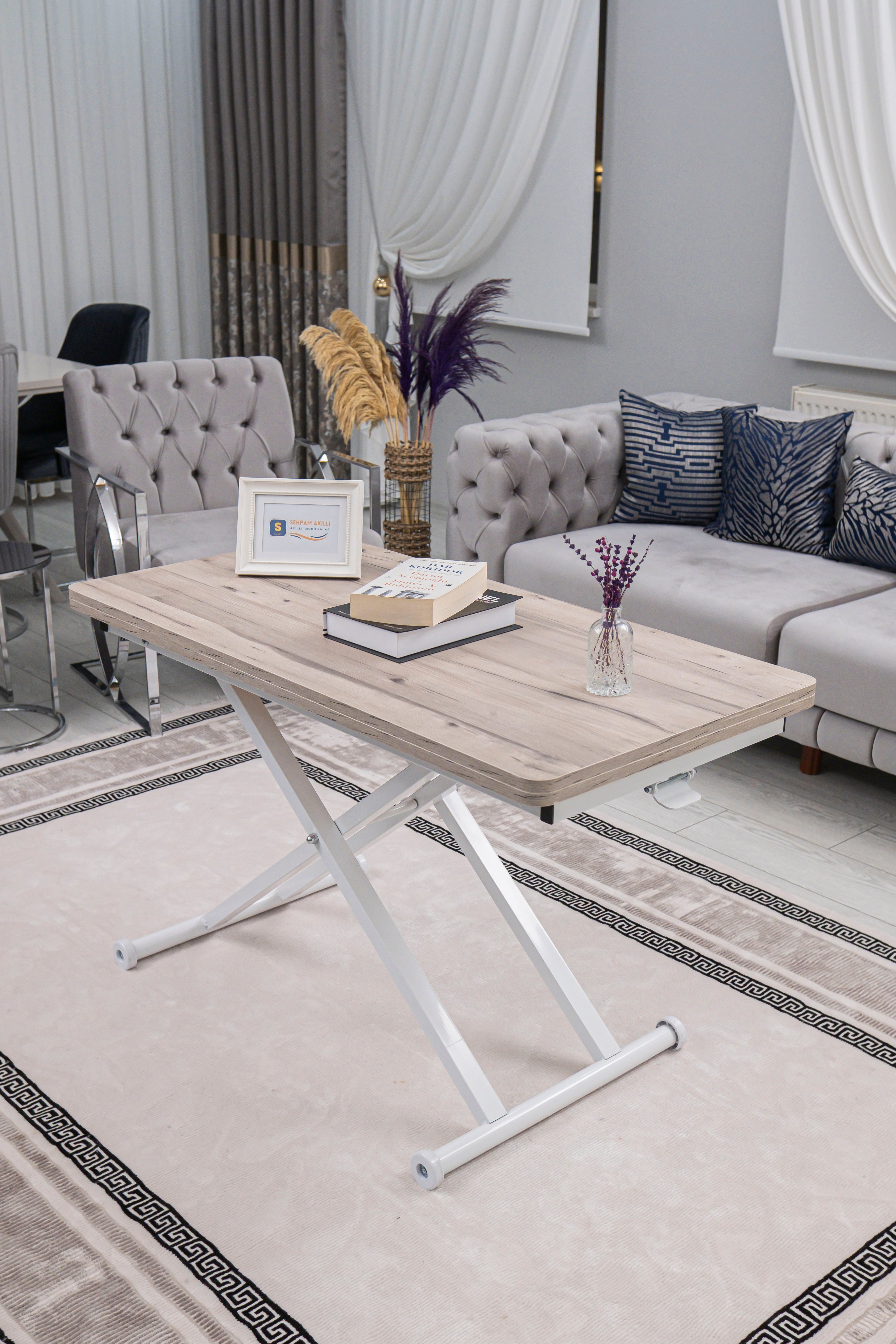 Home Series – MDF Top with Oval Corners and White Base