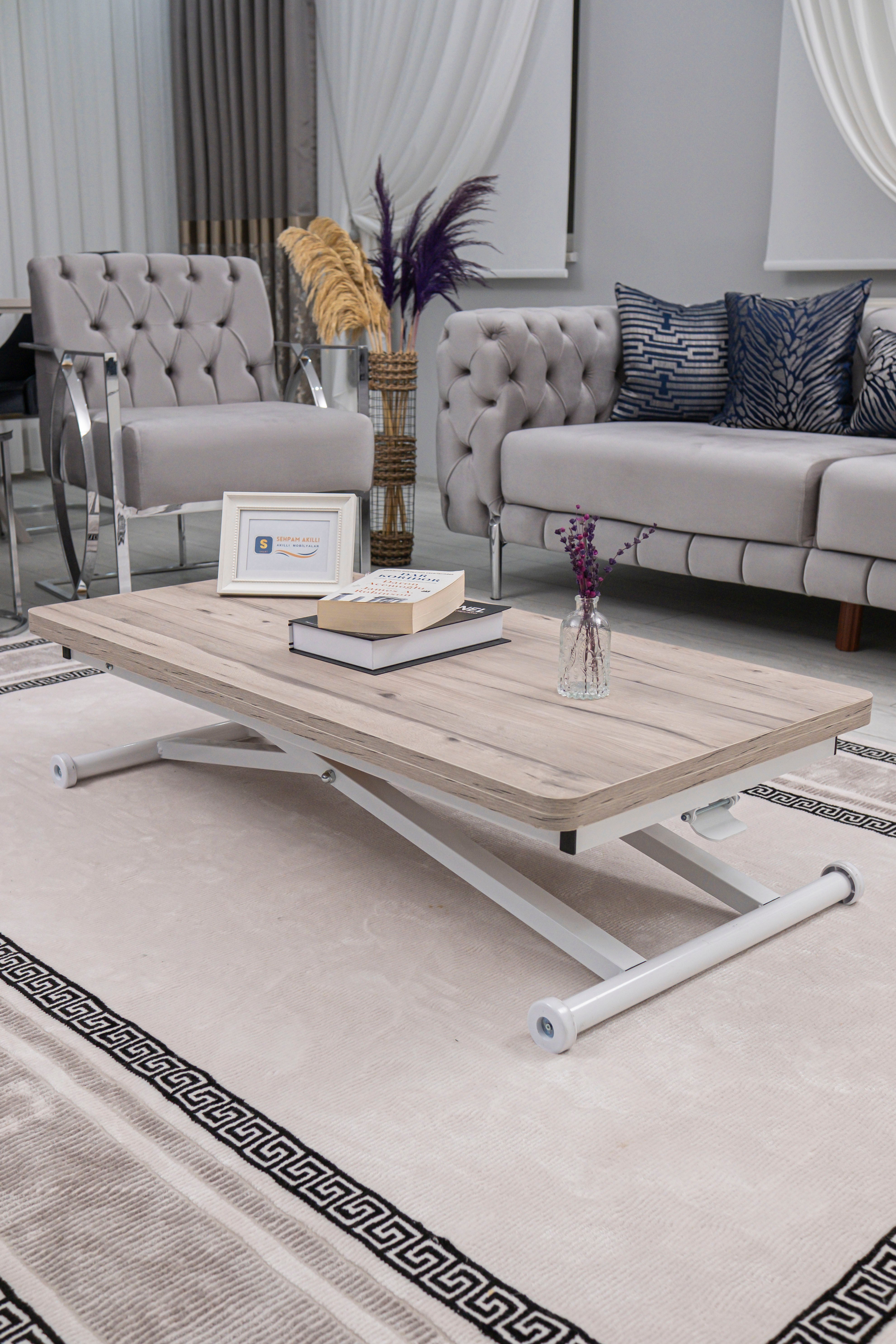 Home Series – MDF Top with Oval Corners and White Base