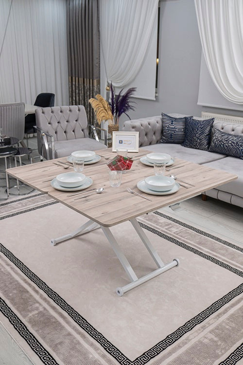 Home Series – MDF Top with Oval Corners and White Base