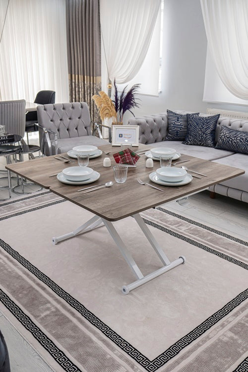 Home Series – MDF Top with Oval Corners and White Base