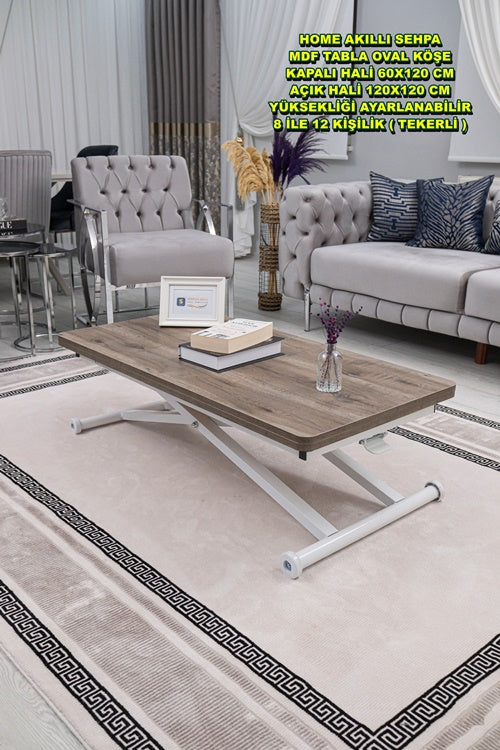 Home Series – MDF Top with Oval Corners and White Base