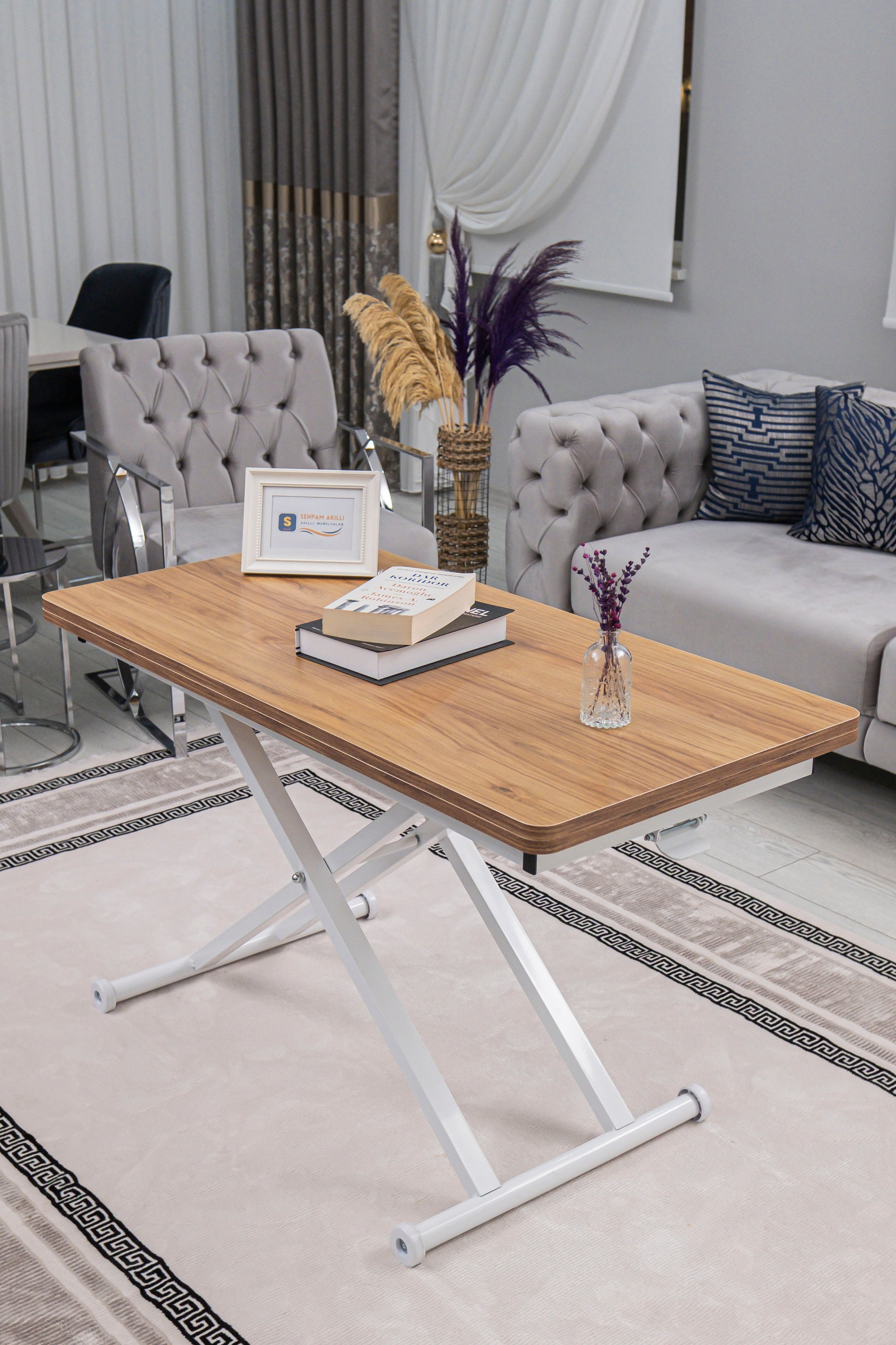 Home Series – MDF Top with Oval Corners and White Base