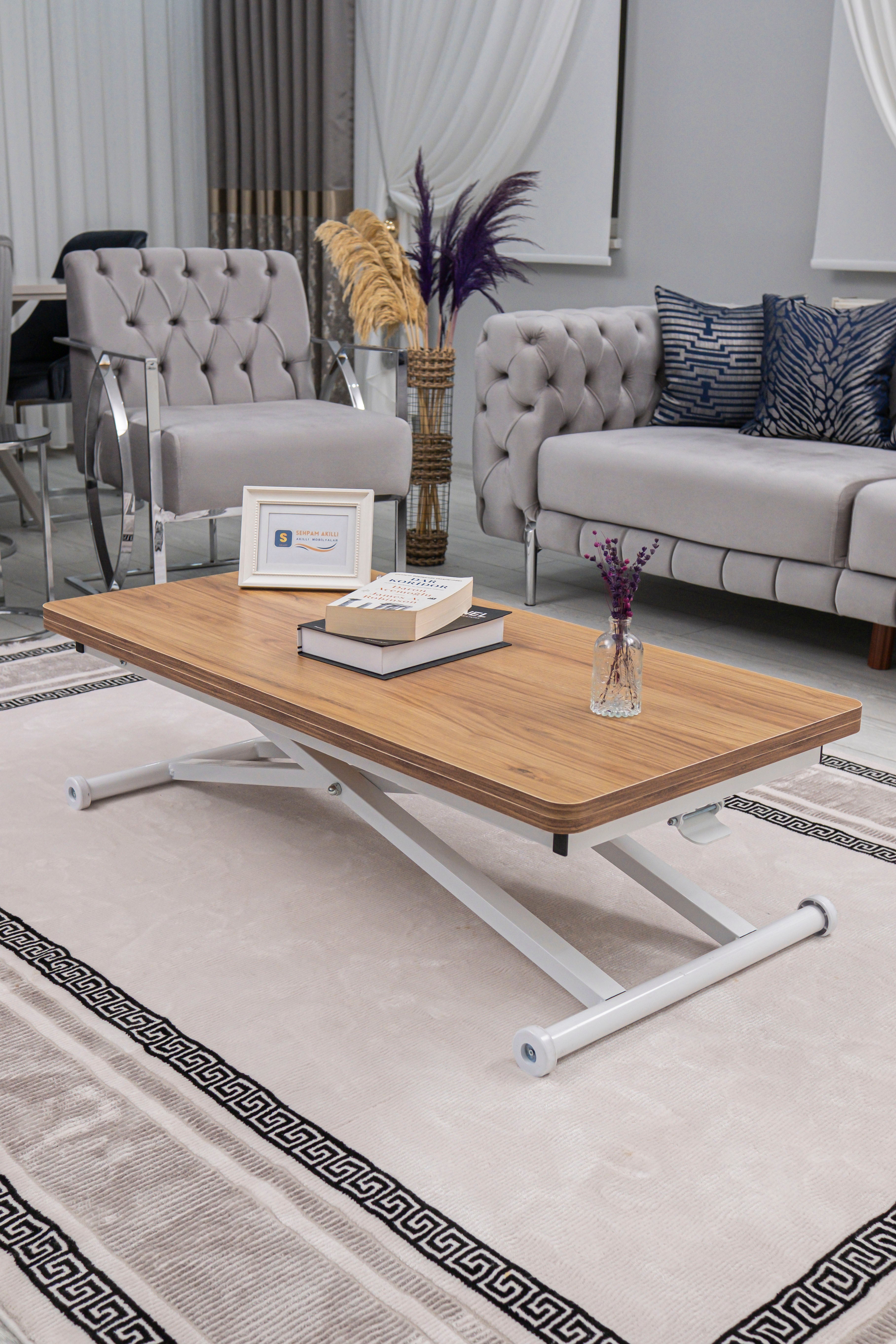 Home Series – MDF Top with Oval Corners and White Base