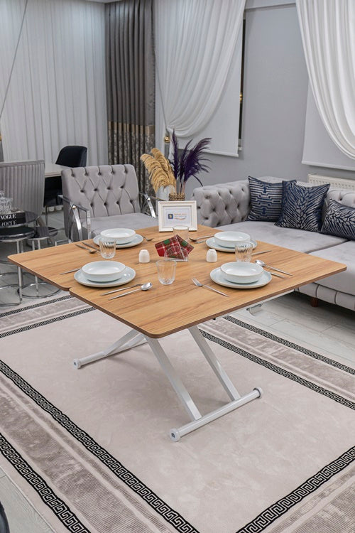 Home Series – MDF Top with Oval Corners and White Base