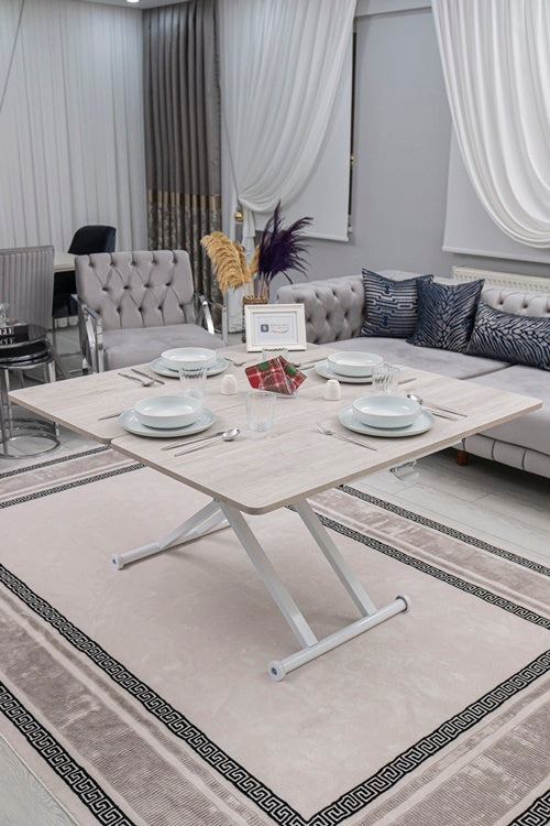 Home Series – MDF Top with Oval Corners and White Base