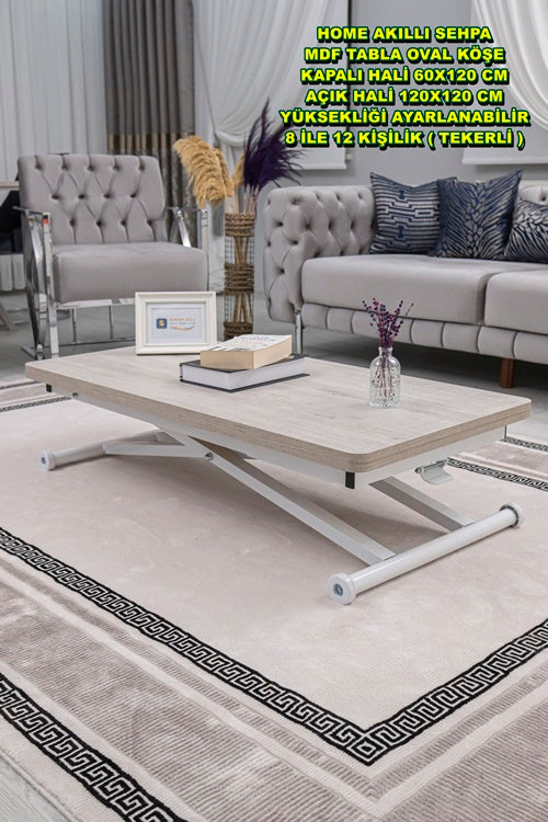 Home Series – MDF Top with Oval Corners and White Base