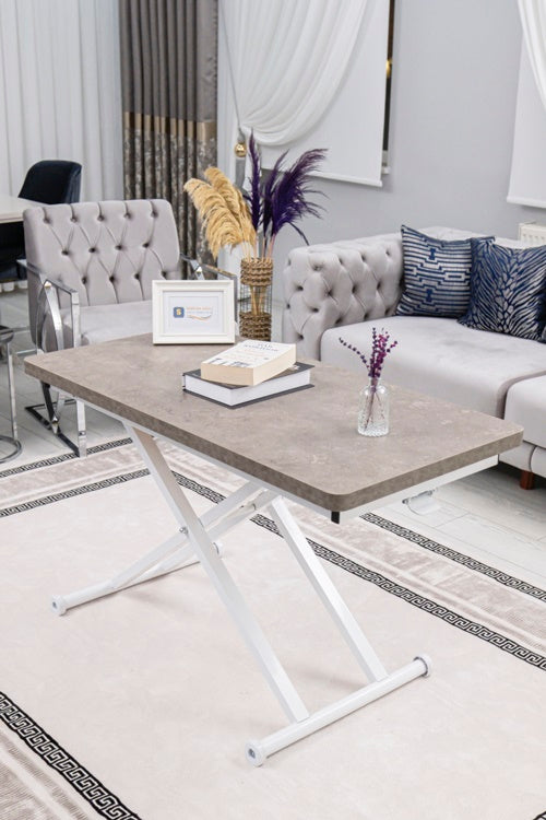 Home Series – MDF Top with Oval Corners and White Base