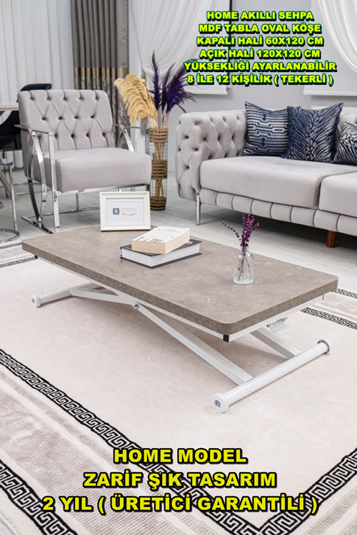 Home Series – MDF Top with Oval Corners and White Base