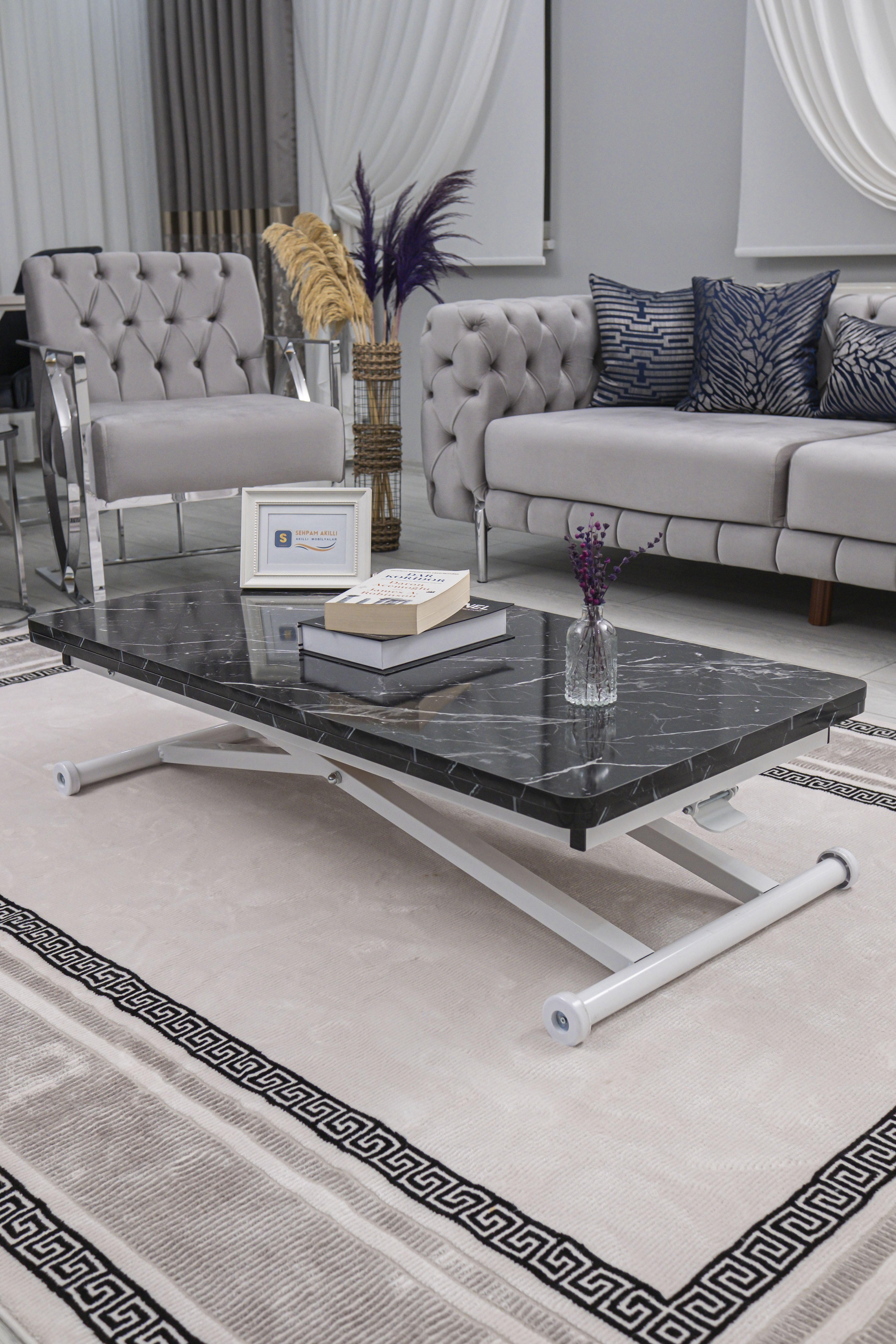 Home Series – MDF Top with Oval Corners and White Base