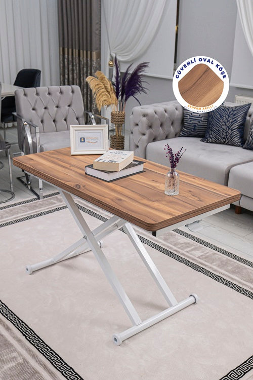 Home Series – MDF Top with Oval Corners and White Base