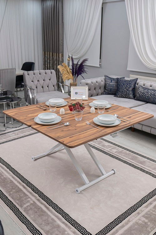 Home Series – MDF Top with Oval Corners and White Base