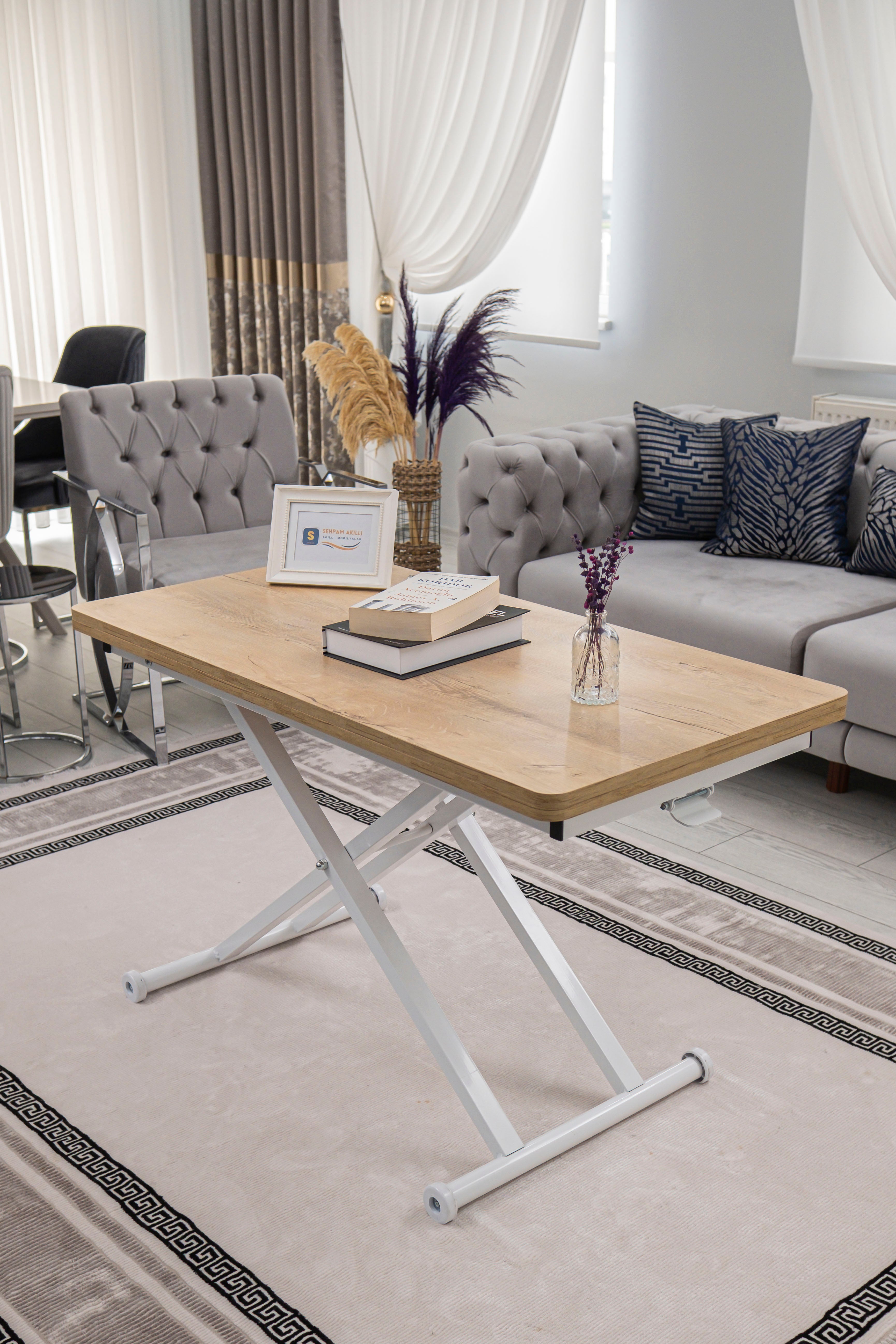 Home Series – MDF Top with Oval Corners and White Base