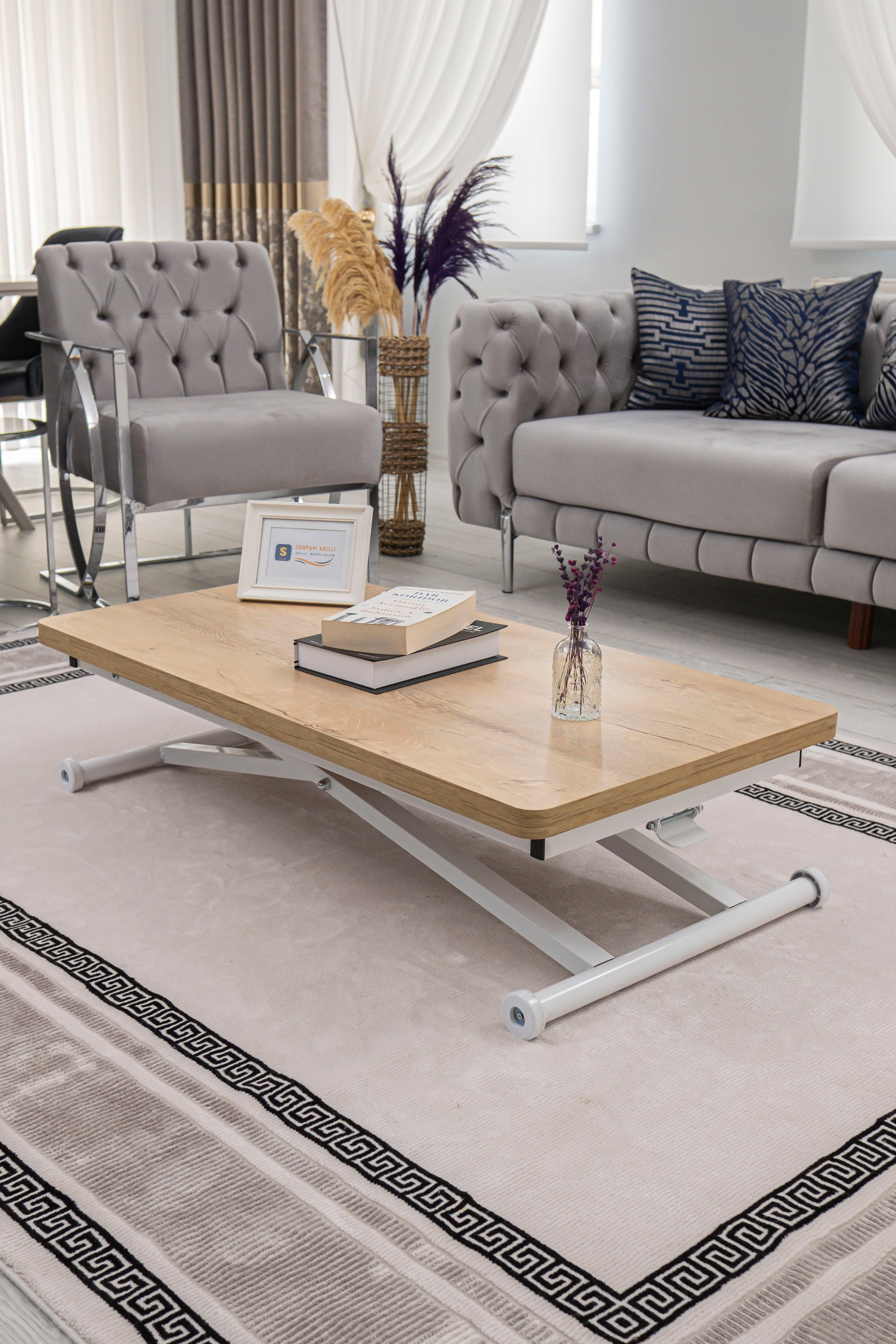 Home Series – MDF Top with Oval Corners and White Base