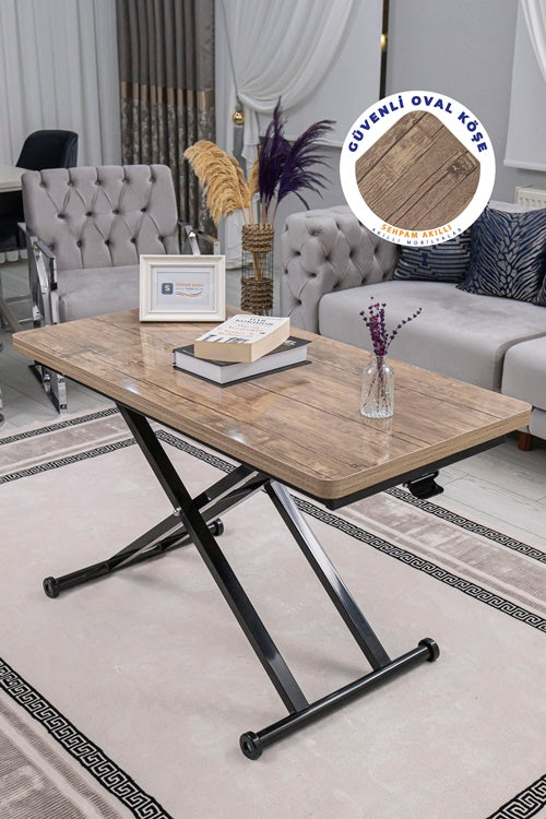 Home Series – MDF Top with Oval Corners and Black Base