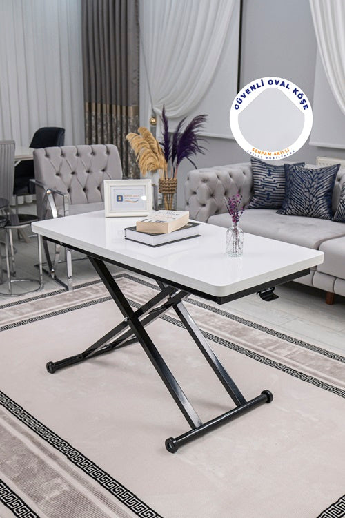 Home Series – MDF Top with Oval Corners and Black Base