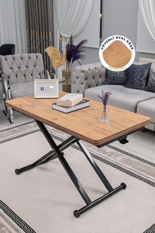 Home Series – MDF Top with Oval Corners and Black Base