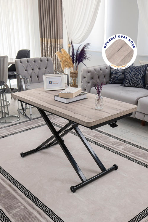 Home Series – MDF Top with Oval Corners and Black Base
