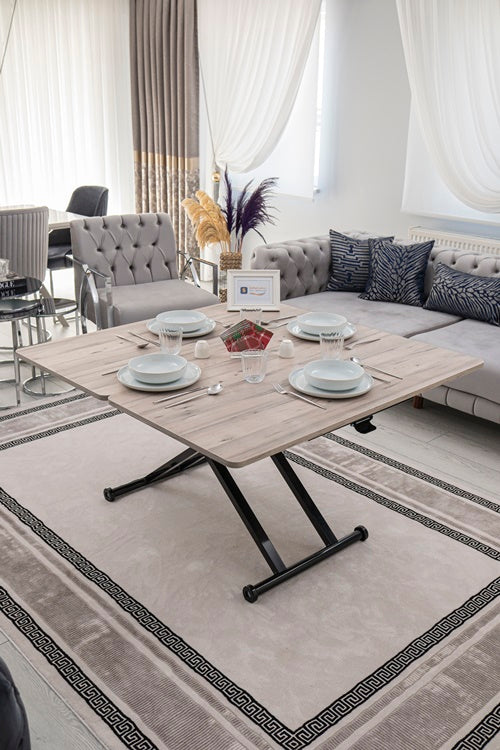 Home Series – MDF Top with Oval Corners and Black Base