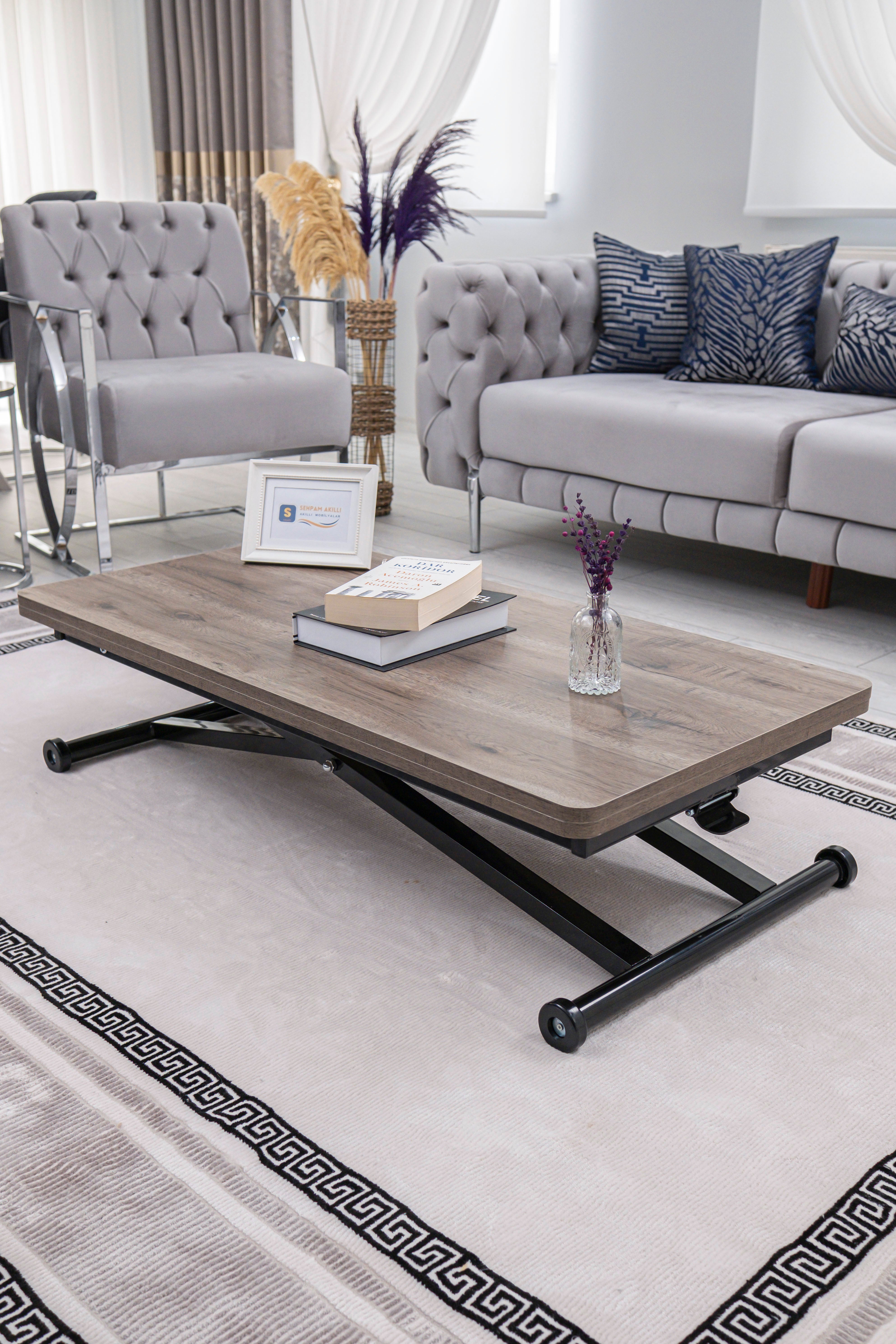 Home Series – MDF Top with Oval Corners and Black Base
