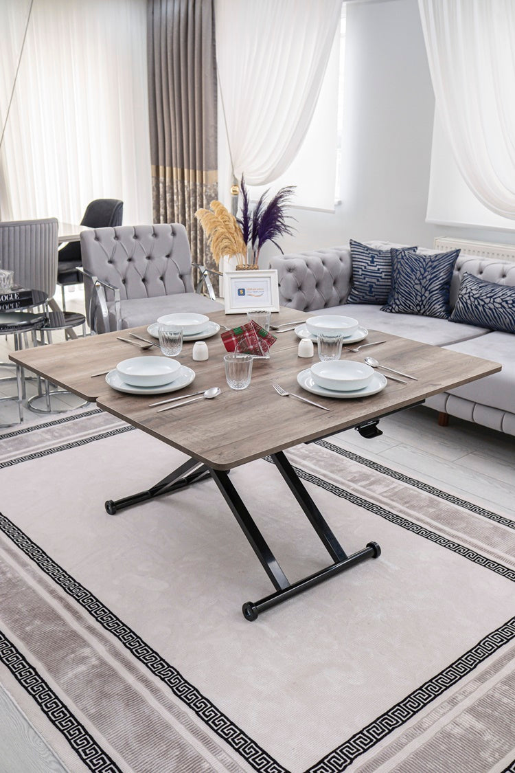 Home Series – MDF Top with Oval Corners and Black Base