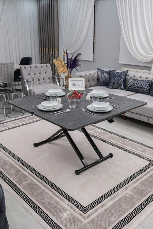 Home Series – MDF Top with Oval Corners and Black Base