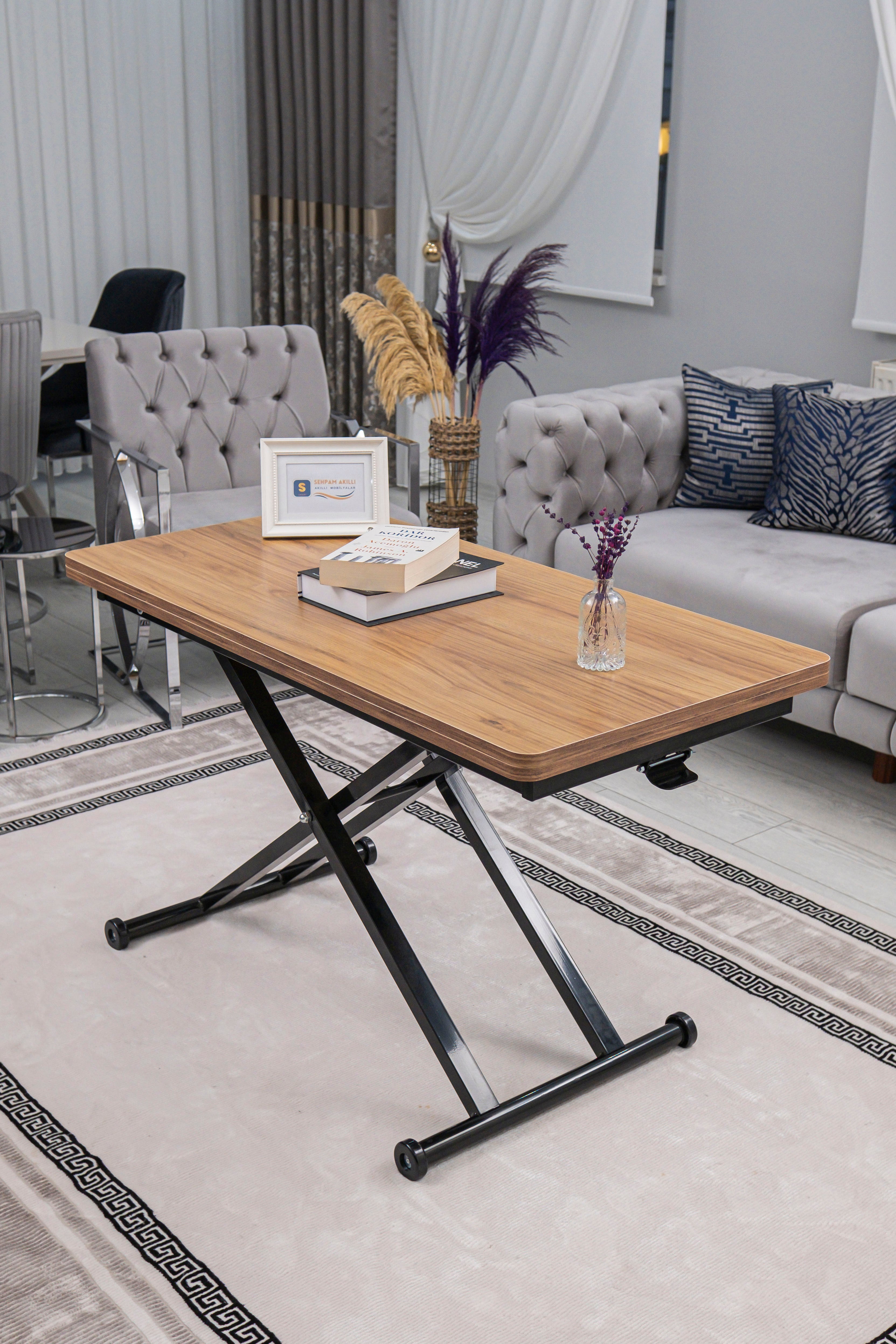 Home Series – MDF Top with Oval Corners and Black Base