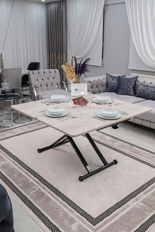 Home Series – MDF Top with Oval Corners and Black Base