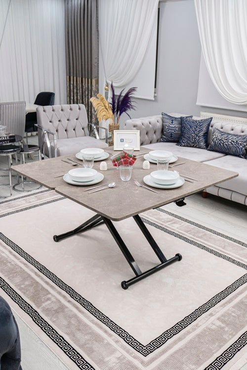 Home Series – MDF Top with Oval Corners and Black Base