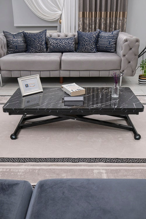 Home Series – MDF Top with Oval Corners and Black Base