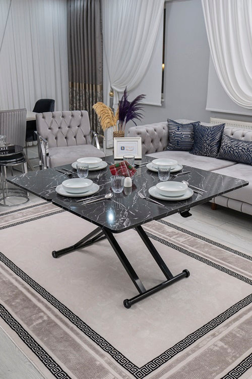 Home Series – MDF Top with Oval Corners and Black Base
