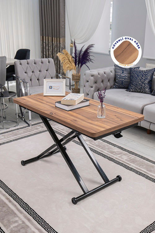 Home Series – MDF Top with Oval Corners and Black Base
