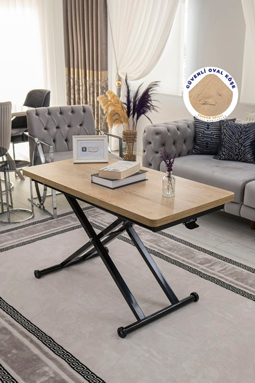 Home Series – MDF Top with Oval Corners and Black Base