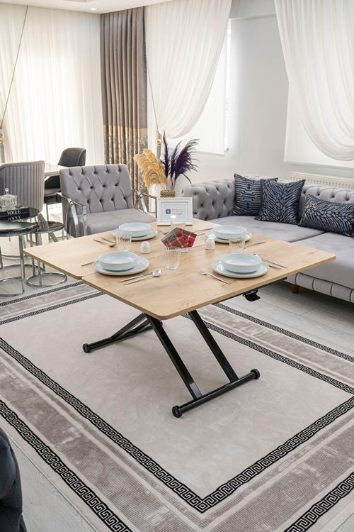 Home Series – MDF Top with Oval Corners and Black Base