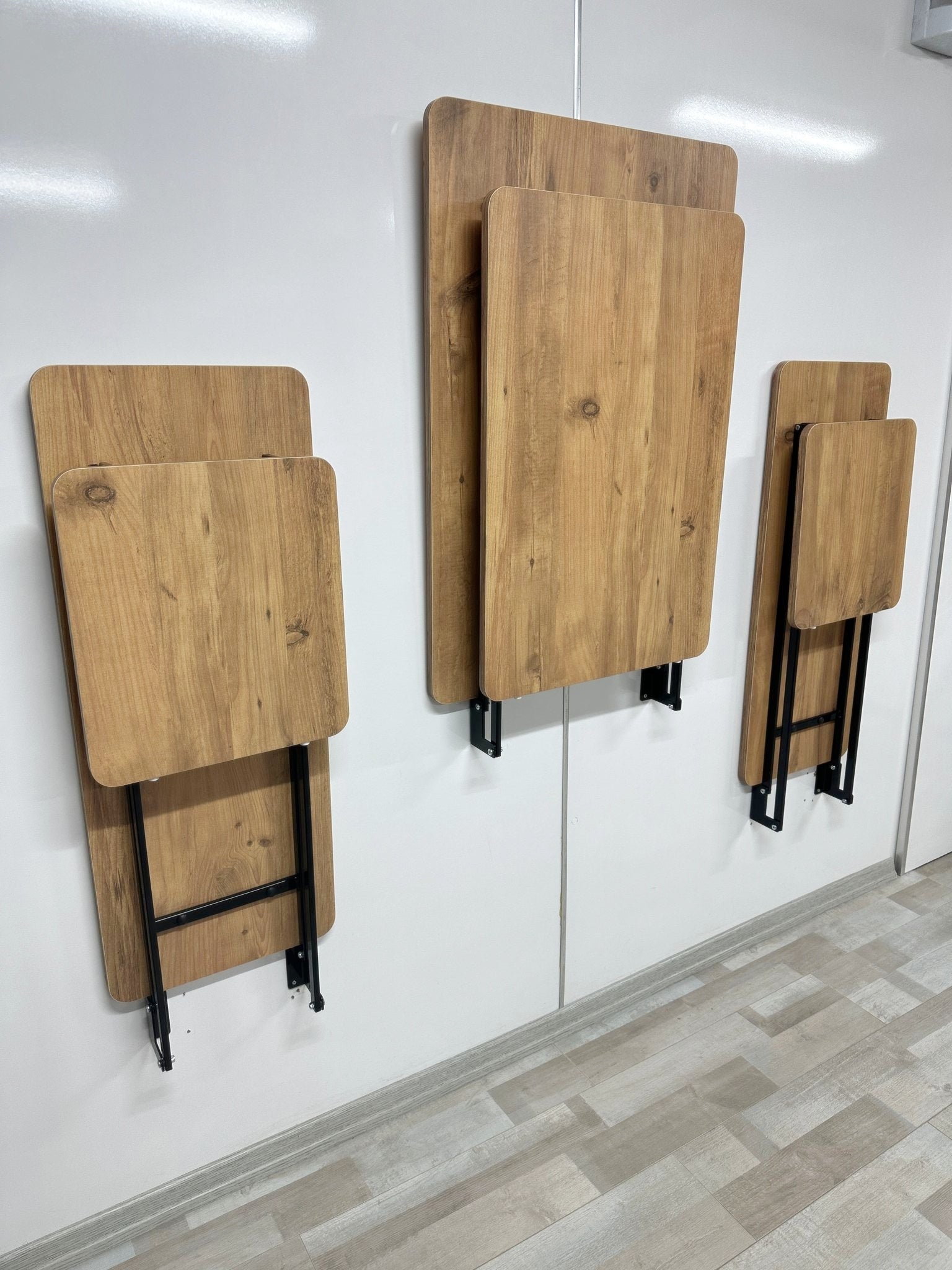 Shelf Table with Stools Series - Efescam MDF Top, Iron Mechanism